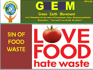 Gem ppt-25-sin of food waste